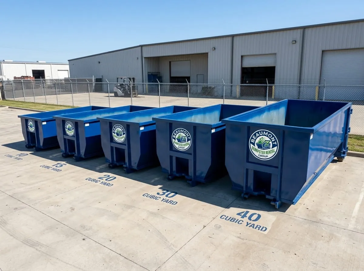 10, 15, 20 and 30 yard roll-off dumpsters available for rent in Beaumont, TX 10, 15, 20 and 30 yard roll-off dumpsters available for rent in Beaumont, TX
